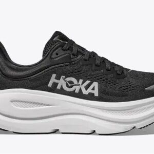 HOKA Black and White Running Shoes